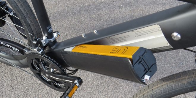 bicicletta con batteria