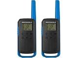 MOTOROLA Solutions - Lotto di 2 Walkie Talkie - TALKABOUT T62 - PMR446 - Blu - Lungo raggio - USB