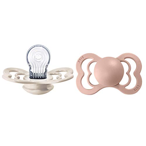BIBS Ciuccio confezione da 2 pezzi, tettarella simmetrica