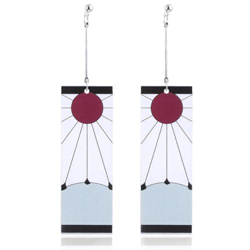 Orecchini, cosplay Orecchini, Stud Anime Fan Cosplay Prop Cartoon Acrilico Accessorio Unisex Regalo