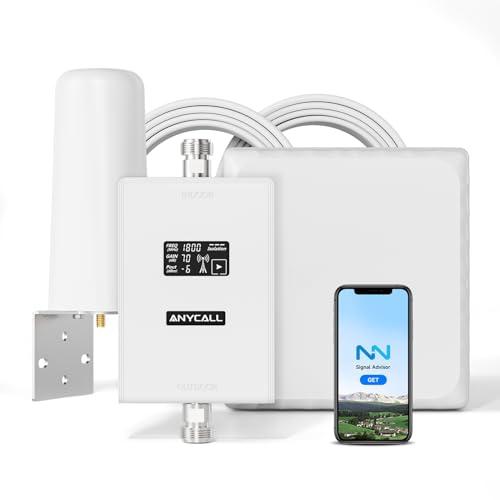 ANYCALL Amplificatore Segnale Cellulare 5G 4G LTE 3G gsm Ripetitore