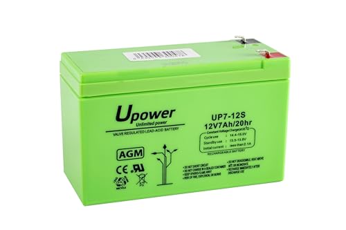 U-Power - Batteria AGM Sigillata 7Ah 12V
