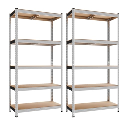 Confortil Set di 2 Scaffale Metallo Garage