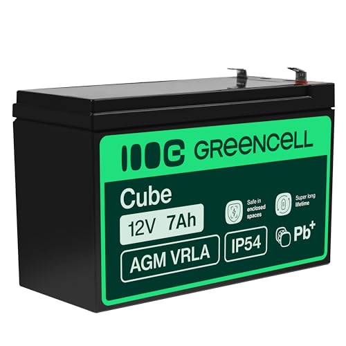Green Cell - Batteria al piombo AGM 12V 7 Ah