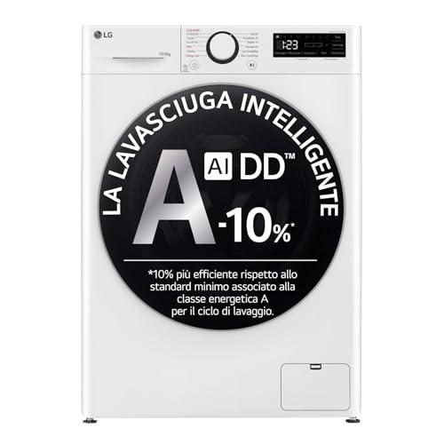 LG AI DD D4R5010TSWS Lavasciuga 10/6kg