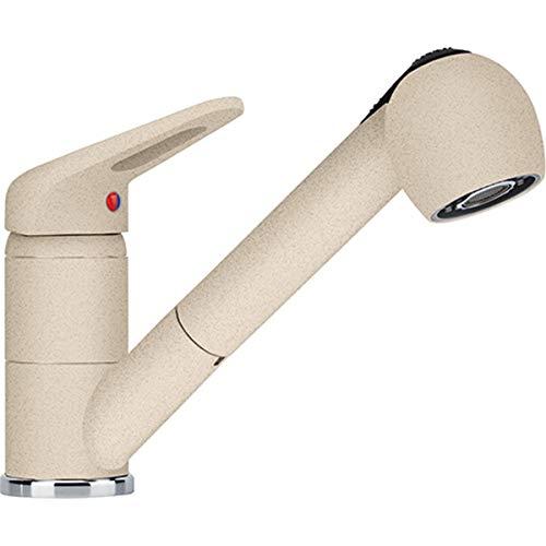 Franke 115.0470.665 Rubinetto ad Alta Pressione con Doccetta Estraibile, Beige