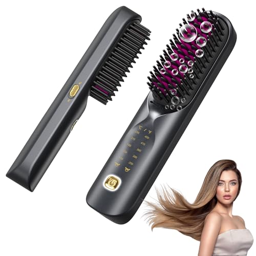 Bopcal Spazzola Lisciante per Capelli 10000mAh
