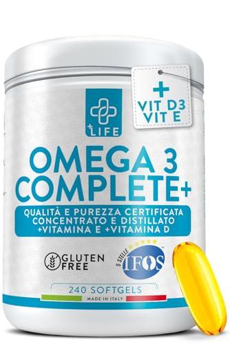 Omega 3 IFOS 5 Stelle Certificato Con Vitamina D3