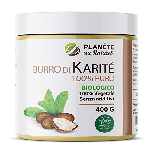 Burro di Karité Biologico – 400g – 100% Puro e Non Raffinato