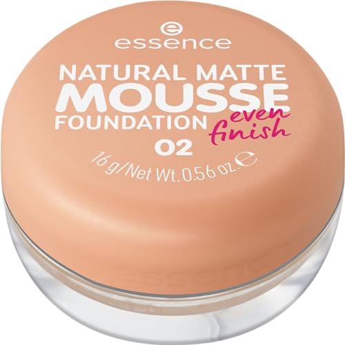 essence NATURAL MATTE MOUSSE FOUNDATION, N. 02