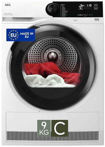 AEG TR7HE9C Asciugatrice a Pompa di Calore, Serie 7000, 9 kg