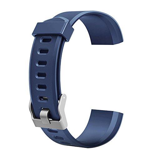 Demiawaking Cinturino di Ricambio Colorato Accessorio per ID115Plus HR Smart Watch (Blu)