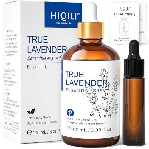 HIQILI 100ml Olio Essenziale Lavanda