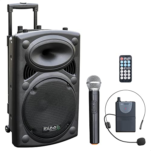Ibiza PORT12VHF-BT Altoparlante PA Bluetooth a Batteria 12"