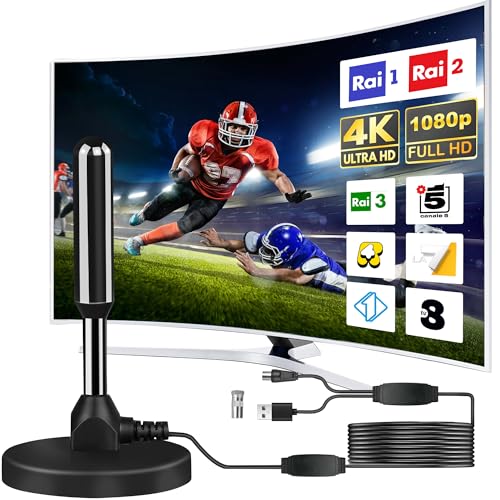 Antenna Tv Interna Amplificata Potente 2026