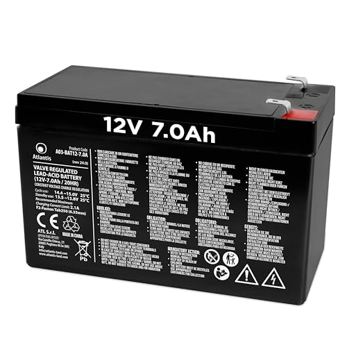 Atlantis - Batteria piombo 12V 7Ah ermetica