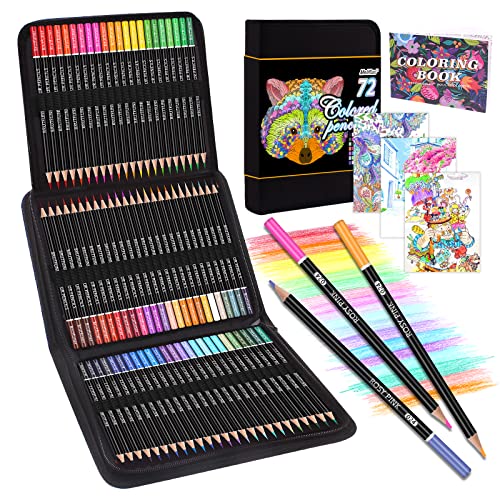 Melifluo Set di 72 Matite Colorate