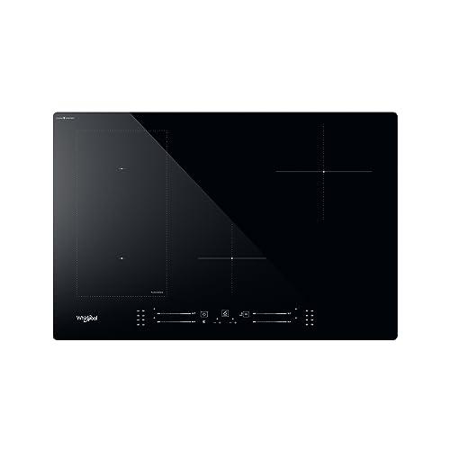 Piano cottura induzione 4 Fuochi Larghezza 77 cm vetroceramica tecnologia FlexiCook colore Nero