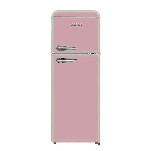FRIGO VINTAGE ROSA DOPPIA PORTA AKAI CLASSE240