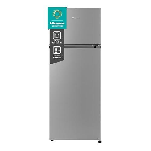 Hisense MTM55205SE Frigorifero Doppia Porta a Libera Installazione Modello 2022, 206 L, Silver, 143.4 x 54.2 x 55 cm