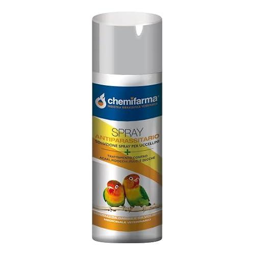 Chemifarma spray antiparassitario per uso ornitologico