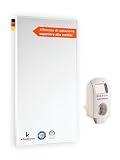 Riscaldatore a infrarossi Könighaus - 1000 watt - Eco-Modello ✓ Doppia protezione anti-surriscaldamento ✓ Temperatura di esercizio in 2-4 min ✓ Montaggio a parete ✓ Termostato