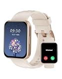 RUIMEN Smartwatch Uomo Donna Chiamate e Whatsapp Smart Watch Contapassi Cardiofrequenzimetro da polso Saturimetro Orologio Smart Fitness Sportivo Impermeabile per Android iOS Galas