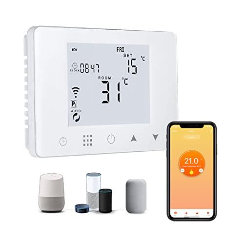 CRONOTERMOSTATO WIFI PROGRAMMABILE SMARTPHONE APP ALEXA TERMOSTATO CALDAIA DA PARETE O BOX 503 (display Standard (EN))