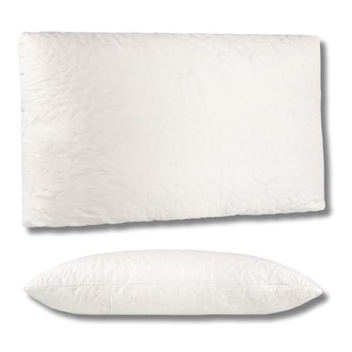 DREAM HAVEN – Guanciale fiocco di memory, cuscino memory foam traspirante, anallergico e antiacaro. Made in Italy 100%