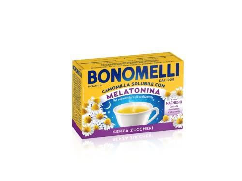 Bonomelli Camomilla Solubile con Melatonina e Magnesio 16 Bustine