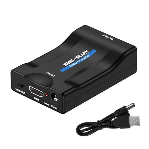 Convertitore Converter Hdmi to Scart Adattatore di Formato Pal/Ntsc
