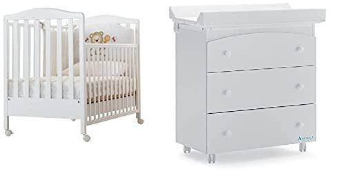 EFFETTO CASA Lettino Azzurra Design Web Bianco bimbi infanzia