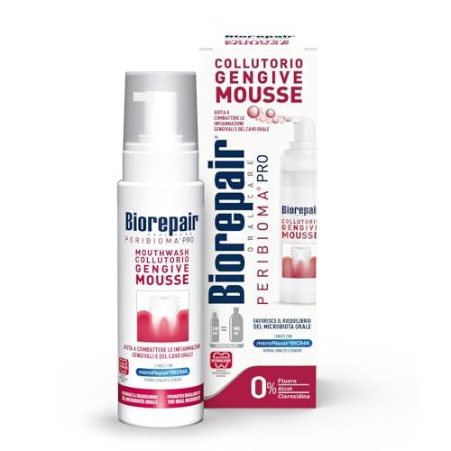 Biorepair, Peribioma™ Mousse Collutorio, per Igiene Orale, Colluttorio per Gengive Infiammate