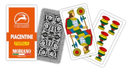 Modiano Carte Regionali Piacentine Arancione Family