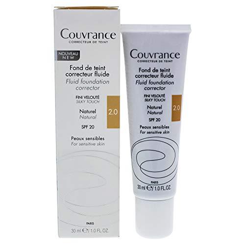 Avene 70001 Couvrance Fondotinta Correttore Fluido, Colore Naturale, 30 ml