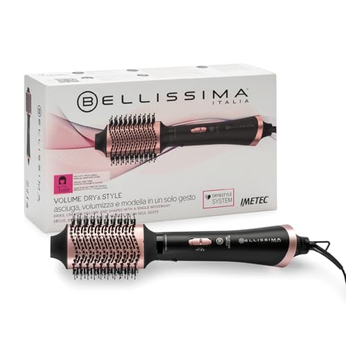 Bellissima Imetec Spazzola ad Aria Volumizzante Volume Dry&Style