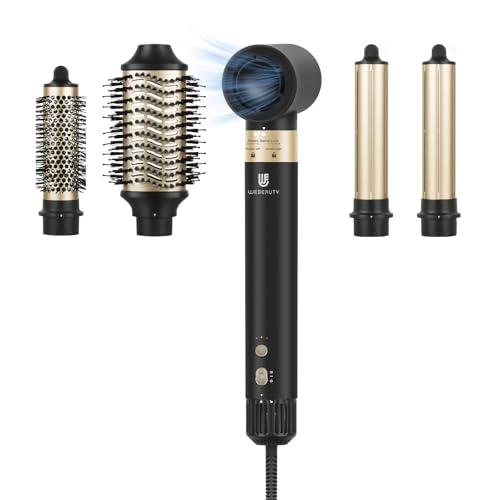 webeauty 5 in 1 Asciugacapelli Air Styler, 110,000GIRI/MIN, 20M/S, 1400W Phon Ad Alta Velocità