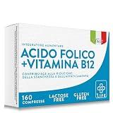 Acido Folico 400 μg Con B12 160 Compresse PiuLife® 1 Al Giorno