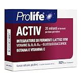 Prolife Activ + - Integratore con 25 Miliardi di Probiotici (Fermenti Lattici Vivi) per Dose - 80 g