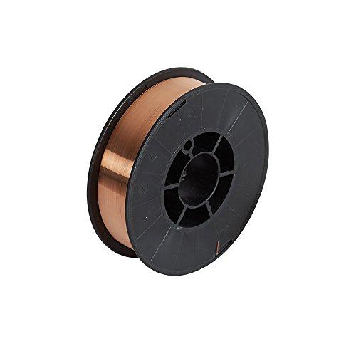 Telwin 802396 Bobina Filo Acciaio D. 0.8 mm 5 kg per Saldatura, 0.1 V, Marrone, 0.8 mm – 5 kg
