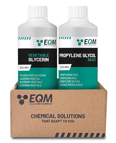 EQM – ECO-905 – Glicerina vegetale 500 ML + Glicole propilenico 500 ML