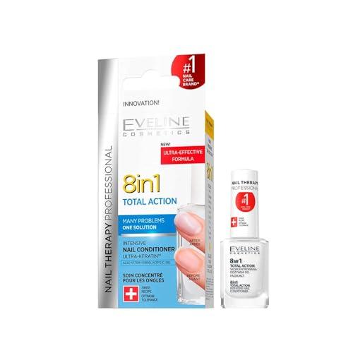 Eveline Cosmetics 8in1 Total Action Concentrato Balsamo per Unghie Indurente e Rinforzante