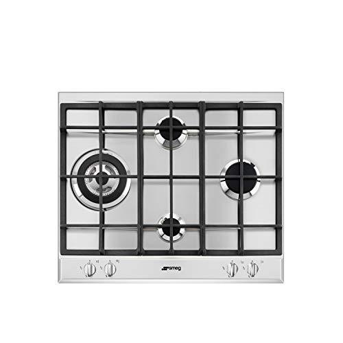 SMEG P261XGH, Piano cottura a gas SELEZIONE, Stainless steel