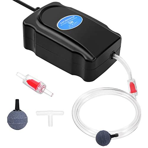 Flintronic Ossigenatore per Acquario con 150cm Tubo in Silicone