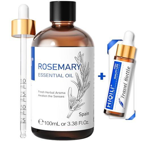 HIQILI Olio Di Rosmarino Per Capelli, Promuove La Crescita Dei Capelli