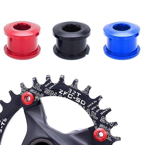 SULIUDAJI 3 Pezzi Bulloni Corona,Bulloni a Corona Singola,Bullone Manovella,Unghia Singola per Bicicletta, Guarnitura per Mountain Bike,per Bici da Strada MTB