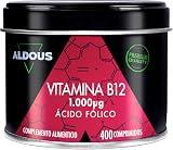 Vitamina B12 e Acido Folico - 400 Compresse (Scorta per +1 Anno) - B12 Vitamina 1000 mcg + Acido Folico 400 mcg - Integratori Stanchezza e Fatica - Integratori Difese Immunitarie -