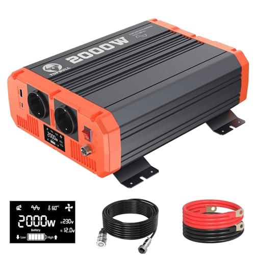 2000W/4000W Inverter 12V 220V Onda Pura