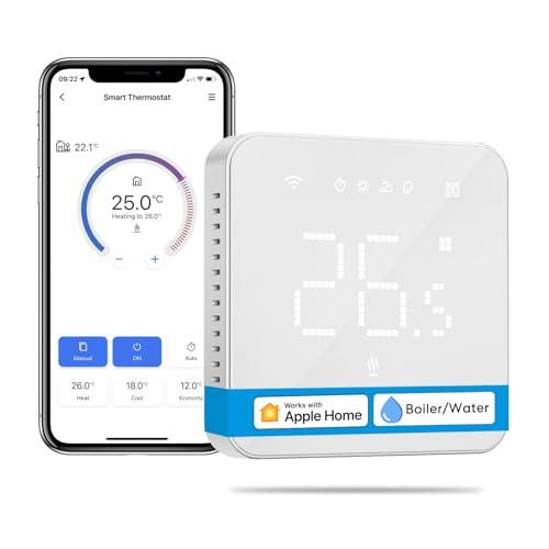 Meross Termostato WiFi, Termostato Smart per Caldaia