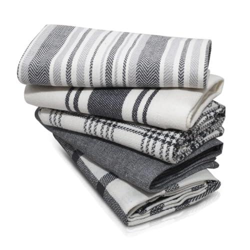 LinenWeave Confezione da 5 strofinacci cucina cotone